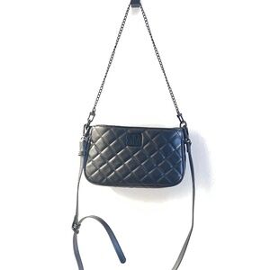 Steve Madden black quilted small bag
